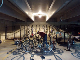 Apartment Bike Room Clean Out